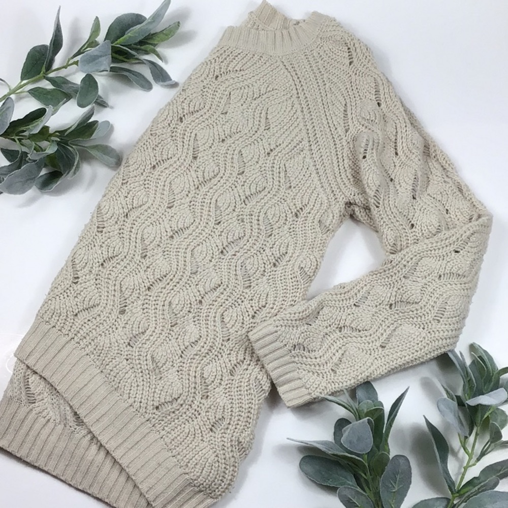 Anthropologie > White > Crochet > Sweater > L